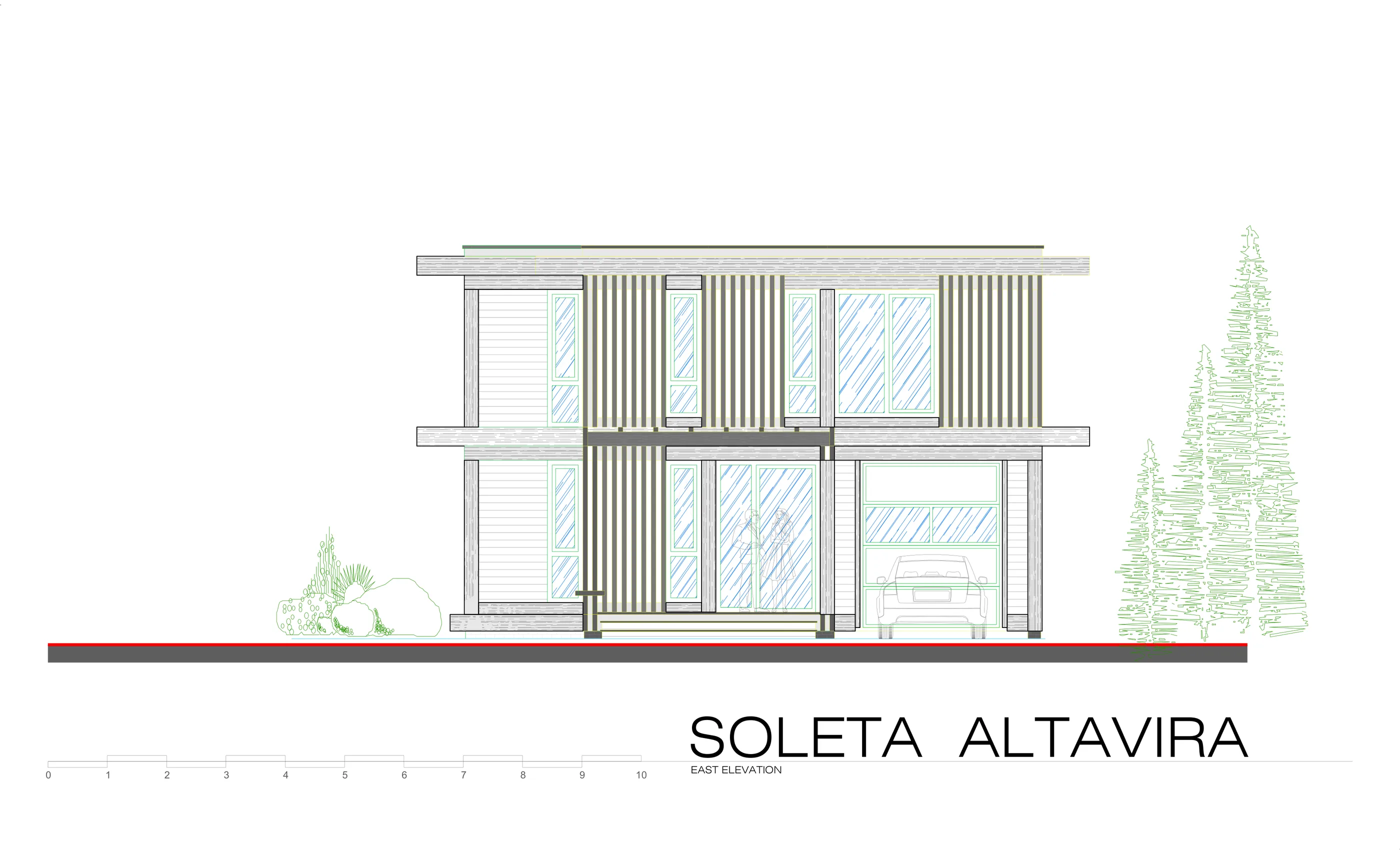 Soleta Altavira east elevation
