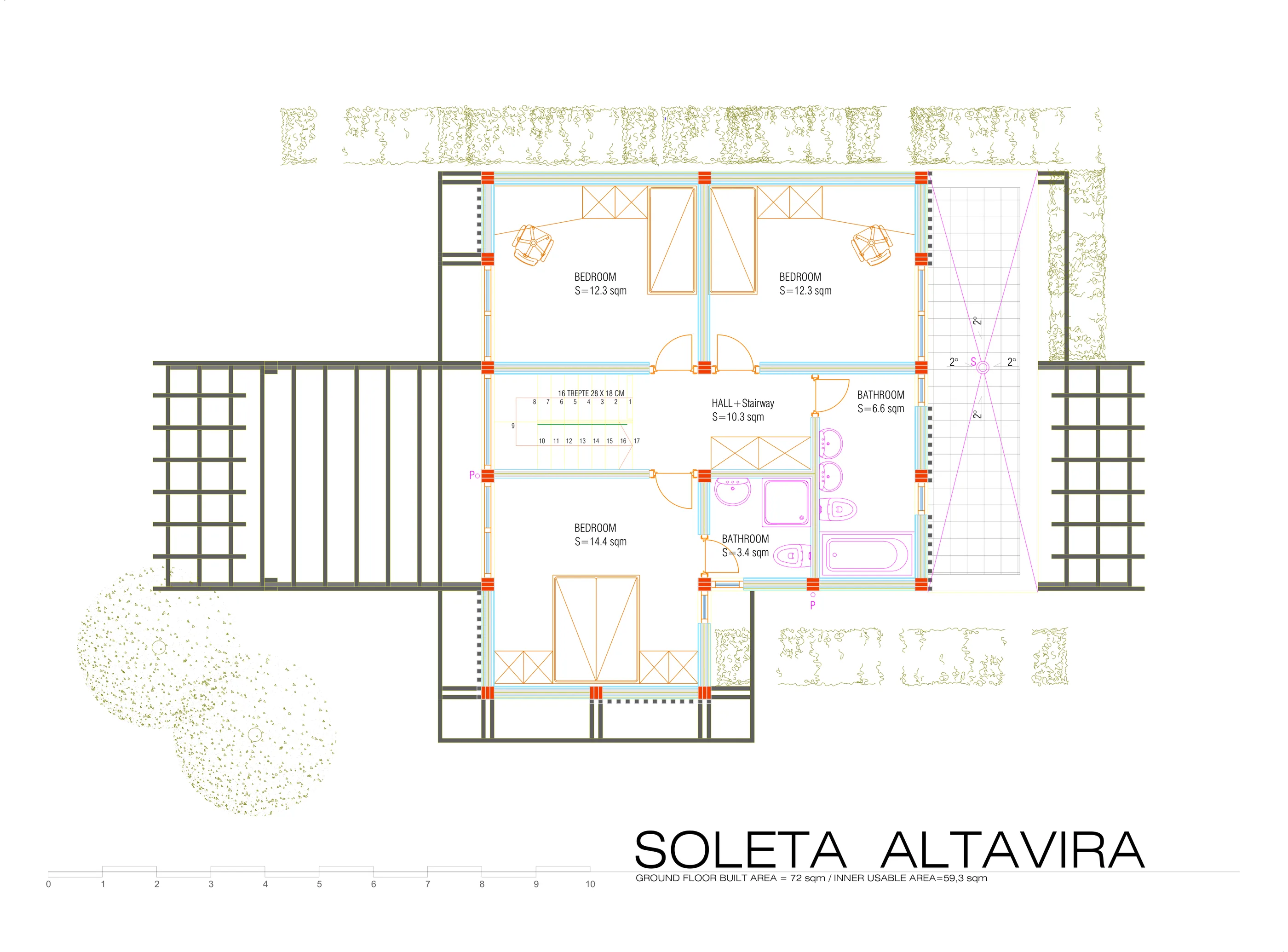 Soleta Altavira first floor plan