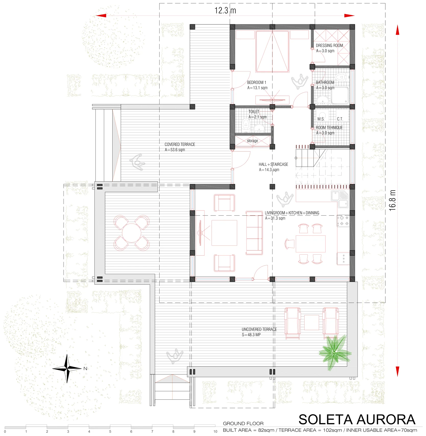 Soleta Aurora ground floor plan
