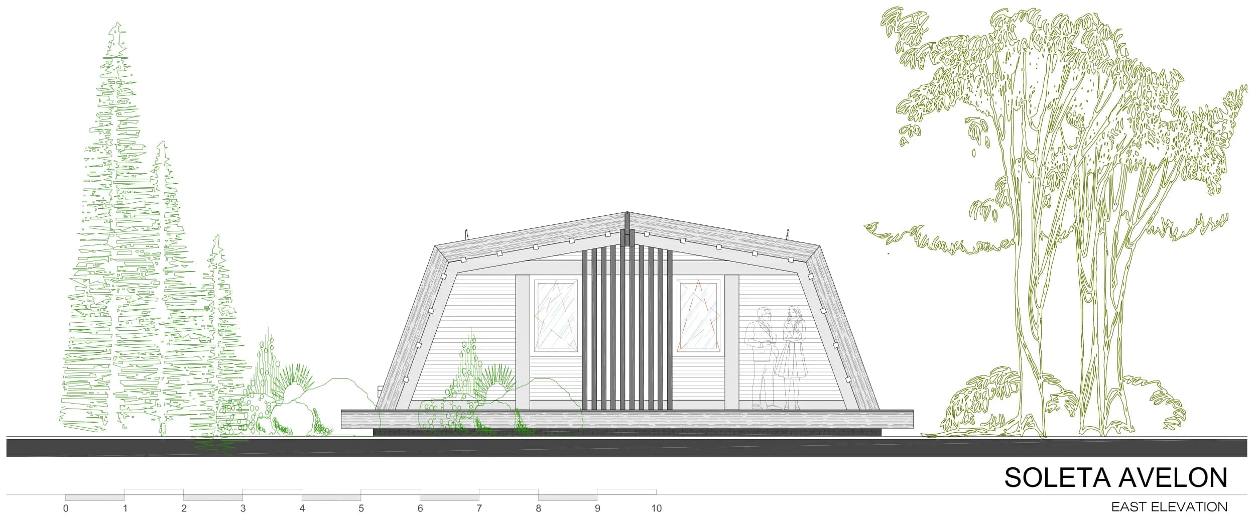 Soleta Avelon east elevation