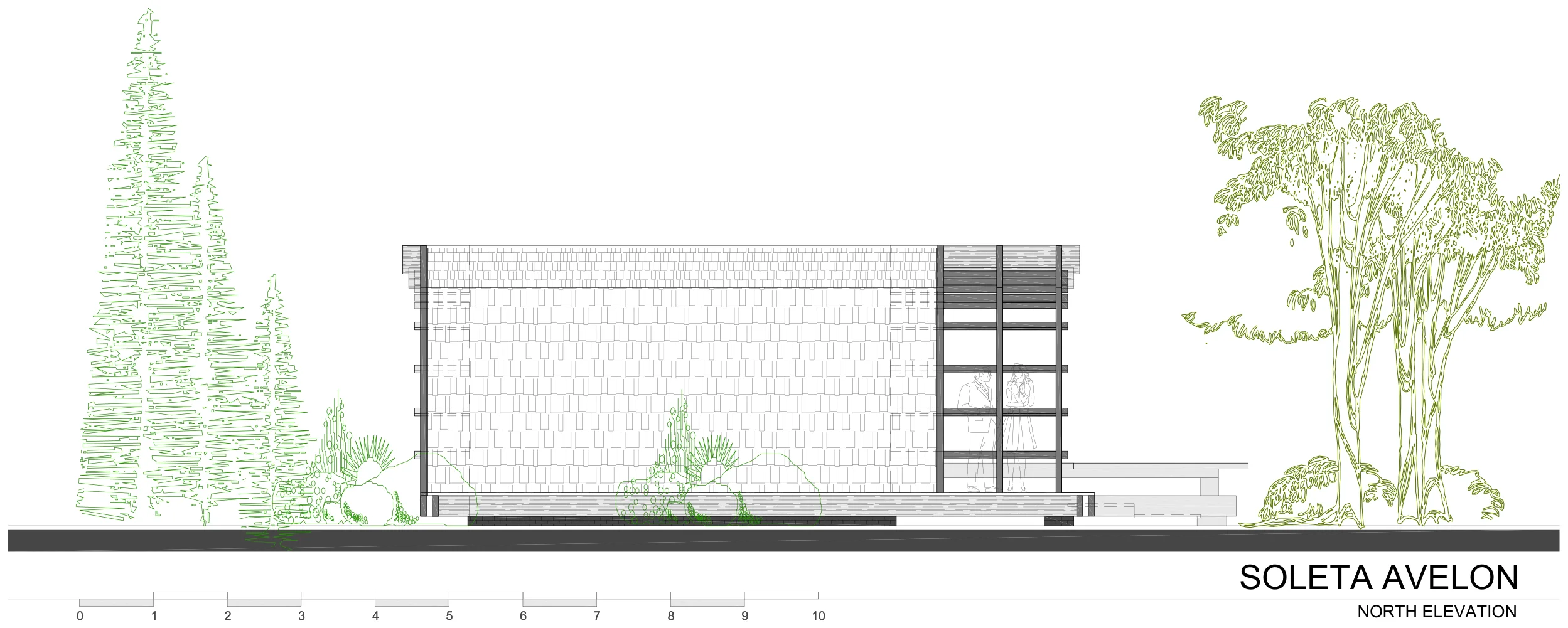 Soleta Avelon north elevation