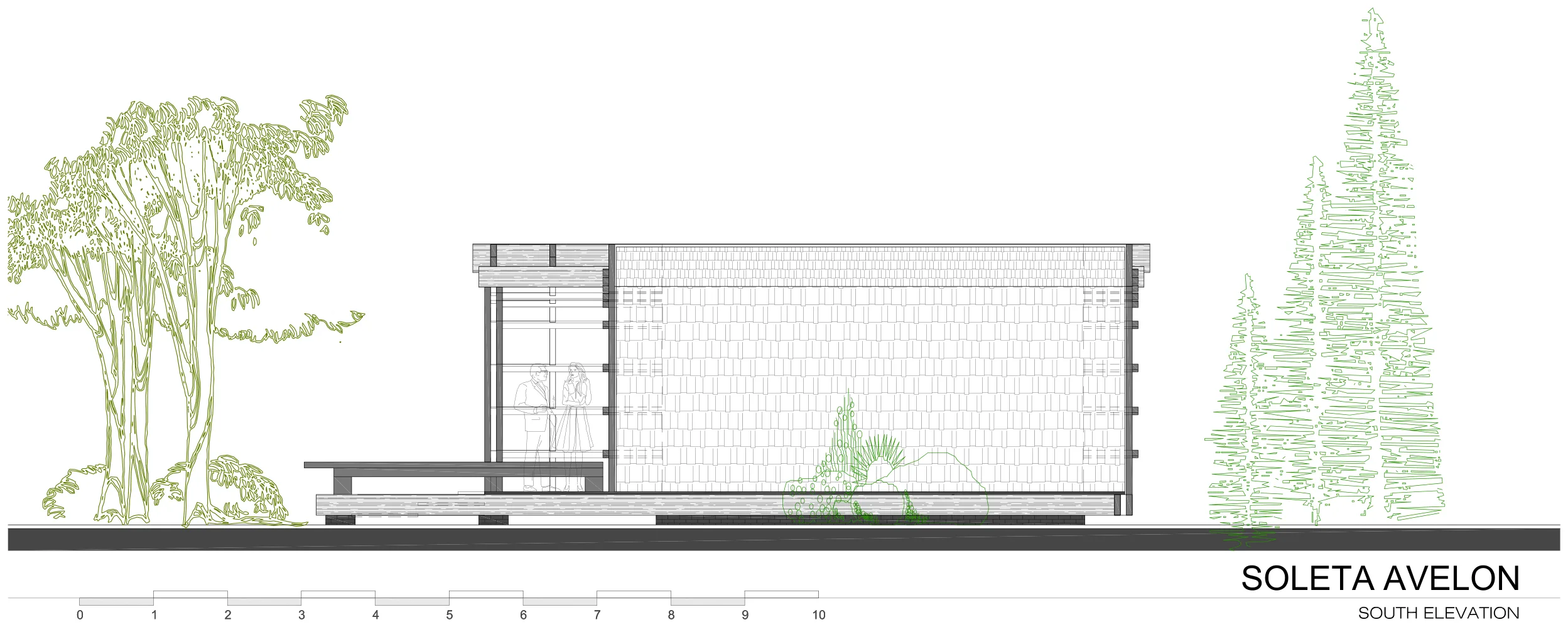 Soleta Avelon south elevation