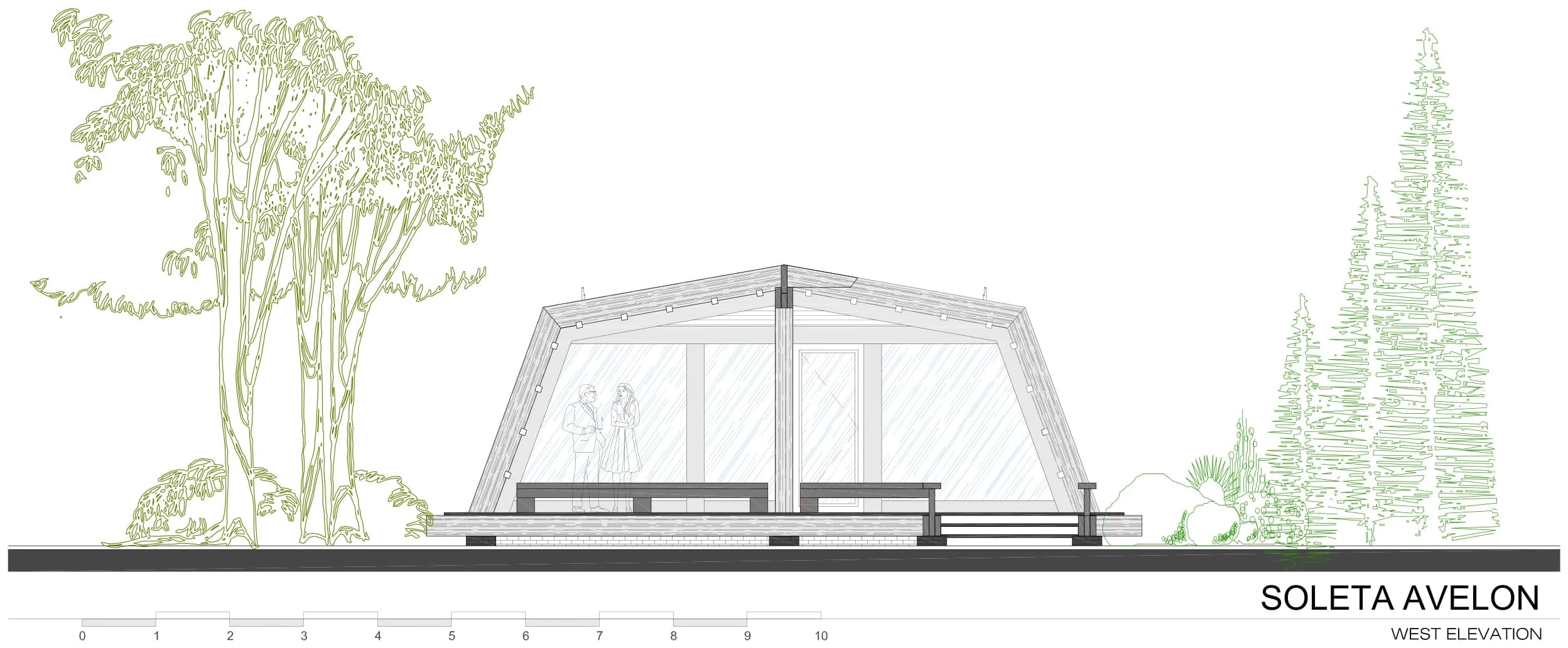 Soleta Avelon west elevation