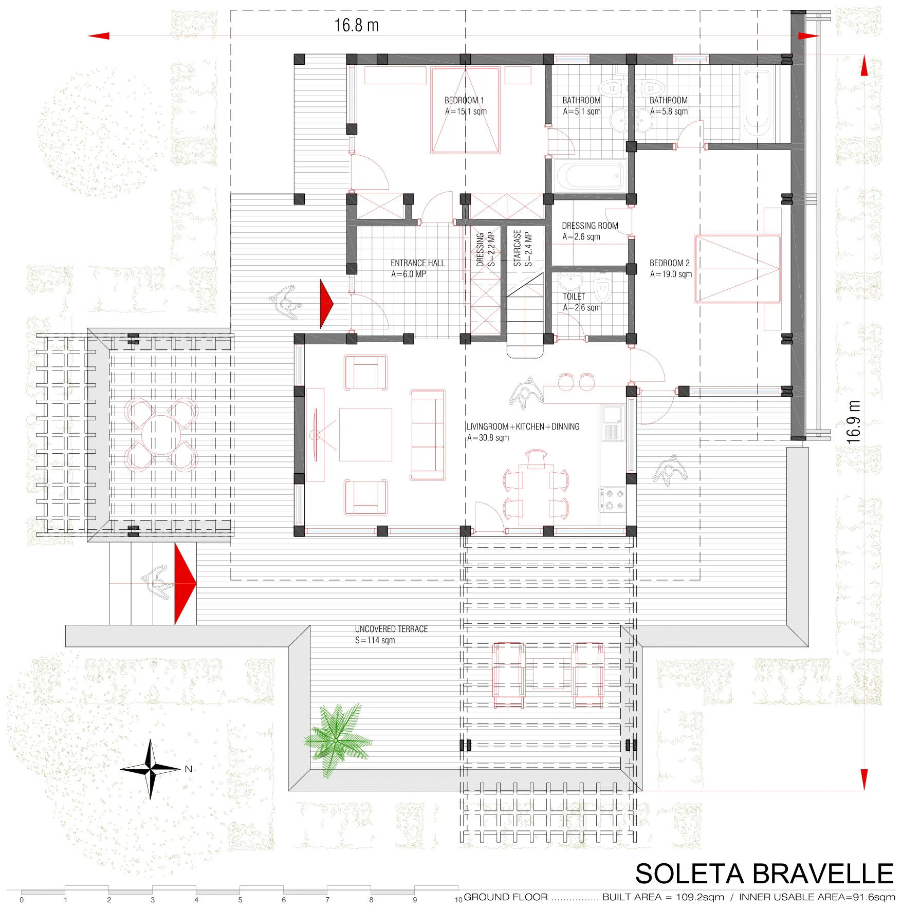 Soleta Bravelle ground floor plan