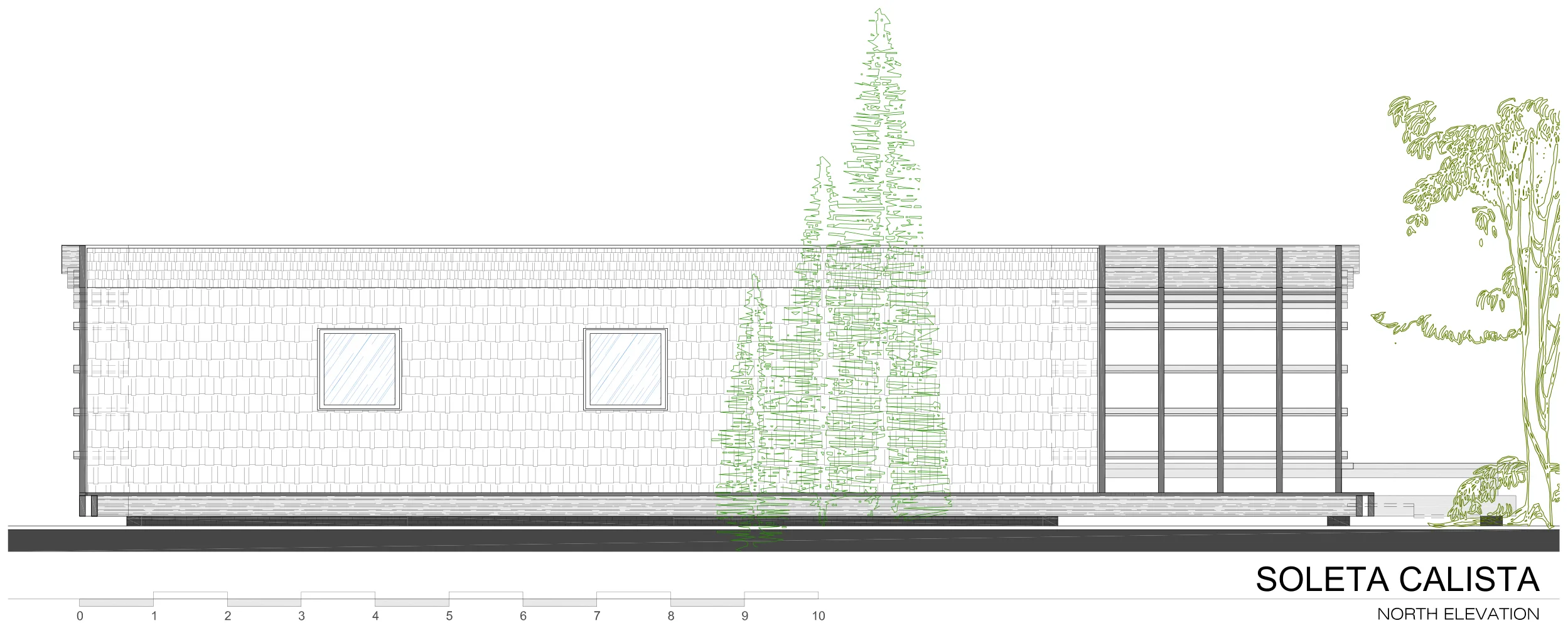Soleta Calista north elevation