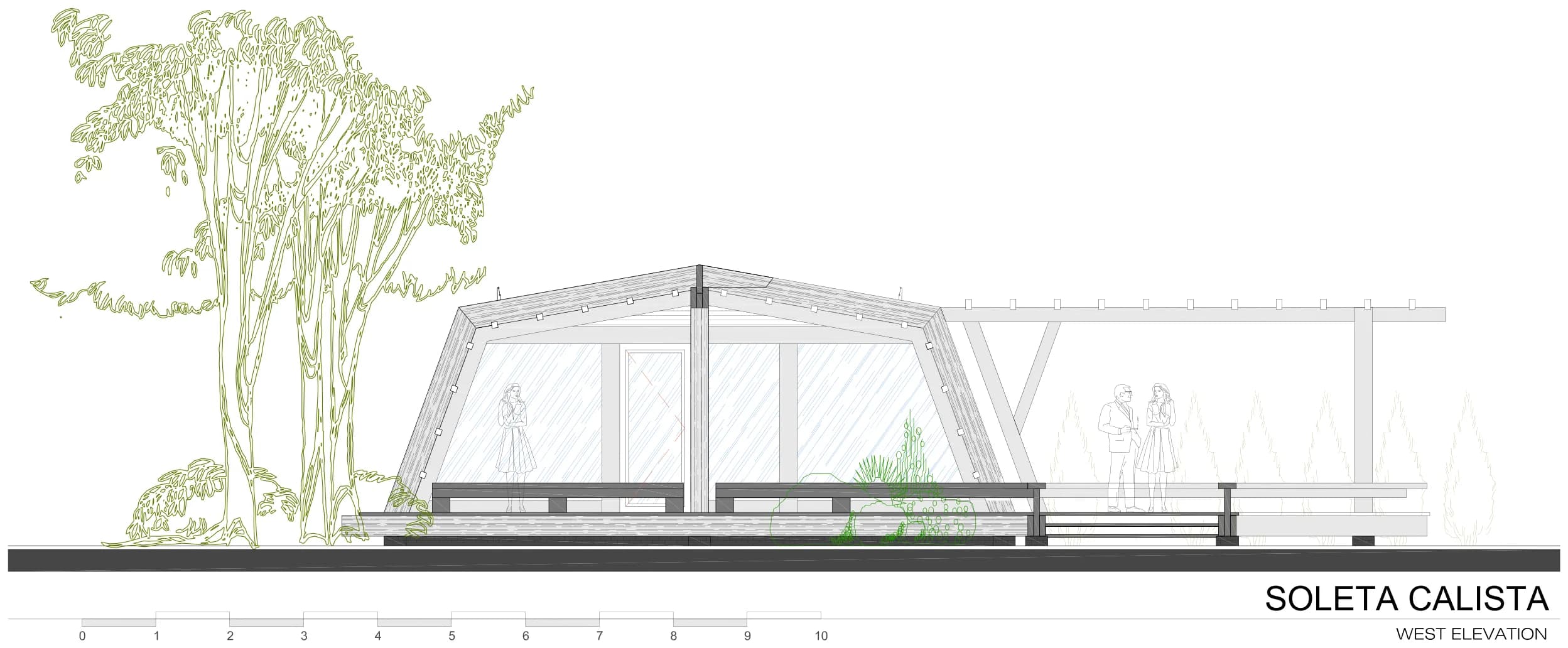 Soleta Calista west elevation