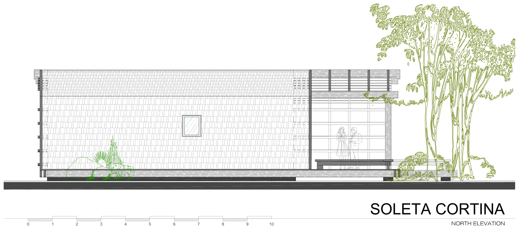 Soleta Cortina north elevation