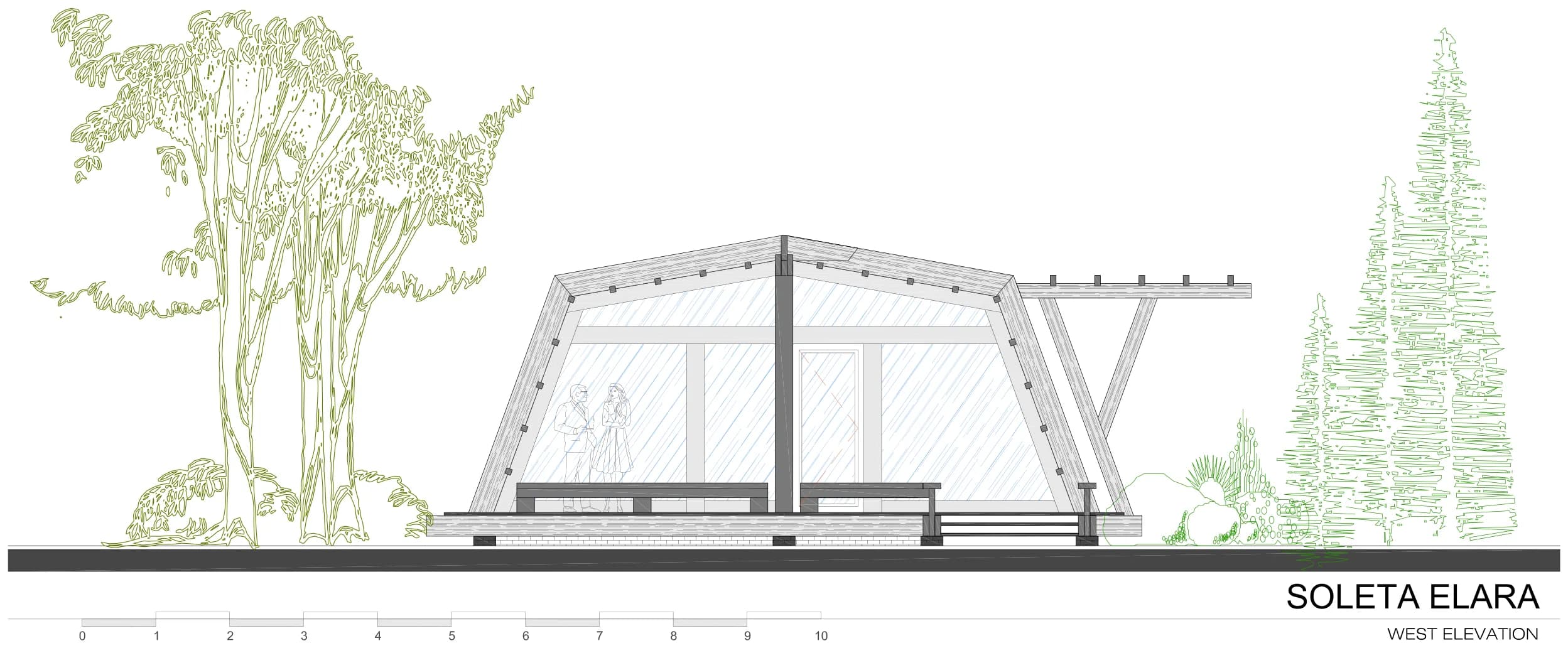 Soleta Elara west elevation