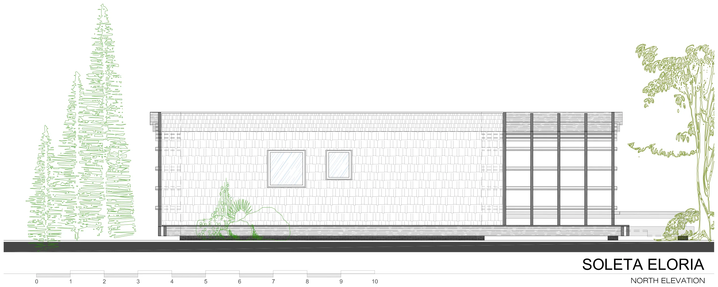 Soleta Eloria north elevation