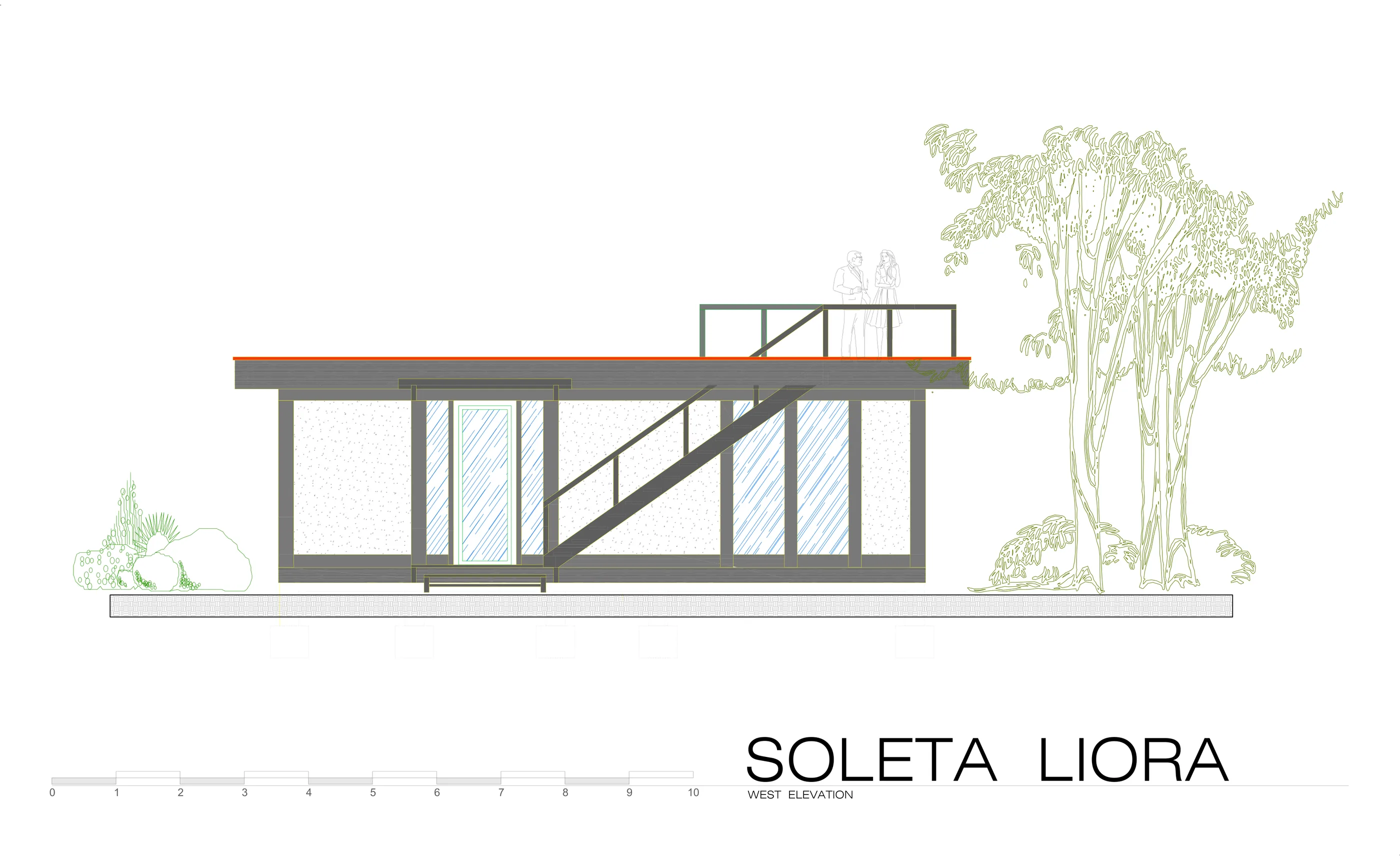 Soleta Liora west elevation