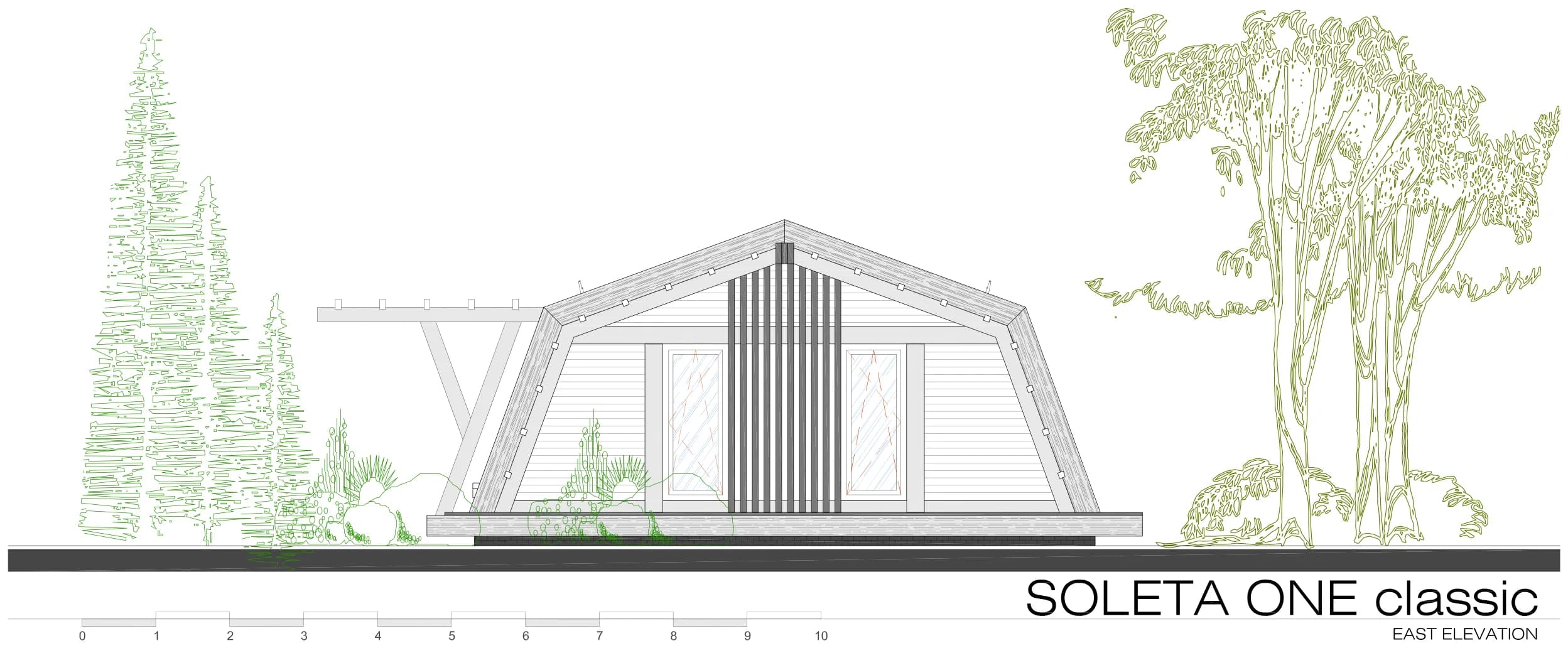 Soleta One Classic east elevation