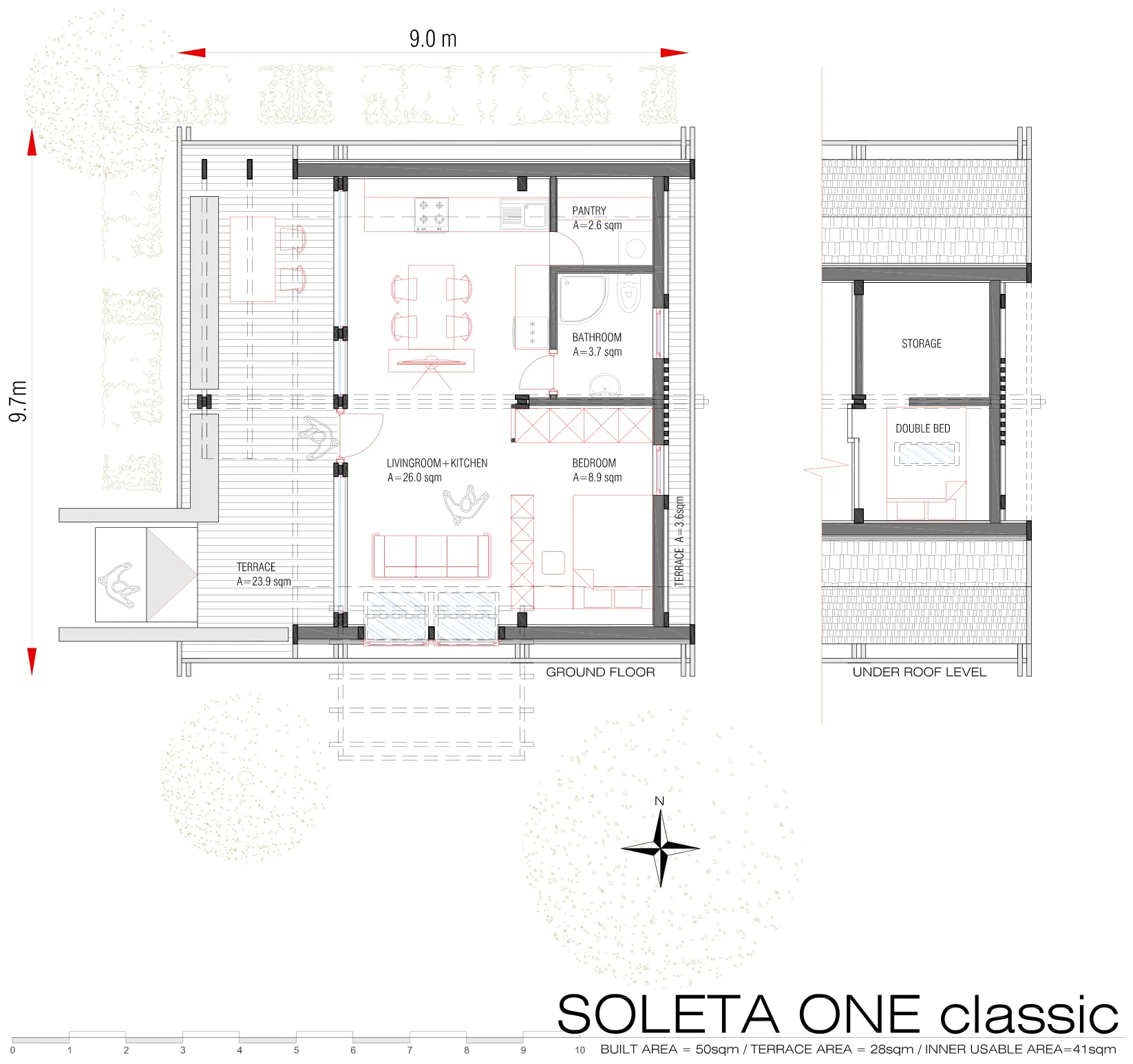 Soleta One Classic ground floor plan