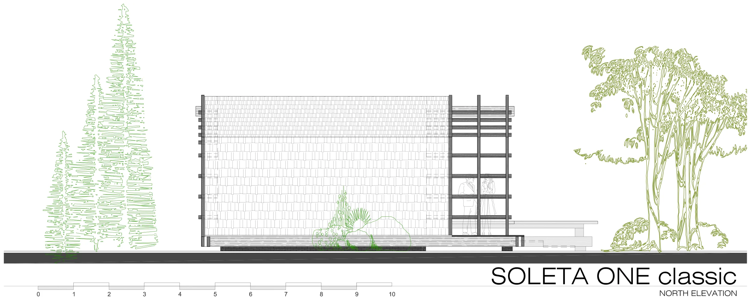Soleta One Classic north elevation