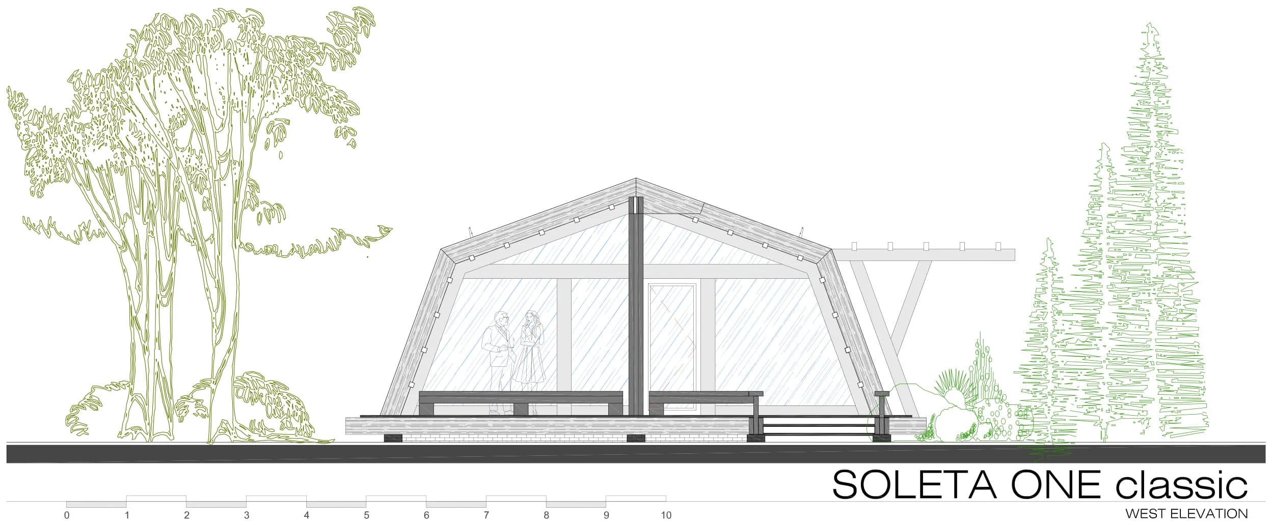Soleta One Classic west elevation