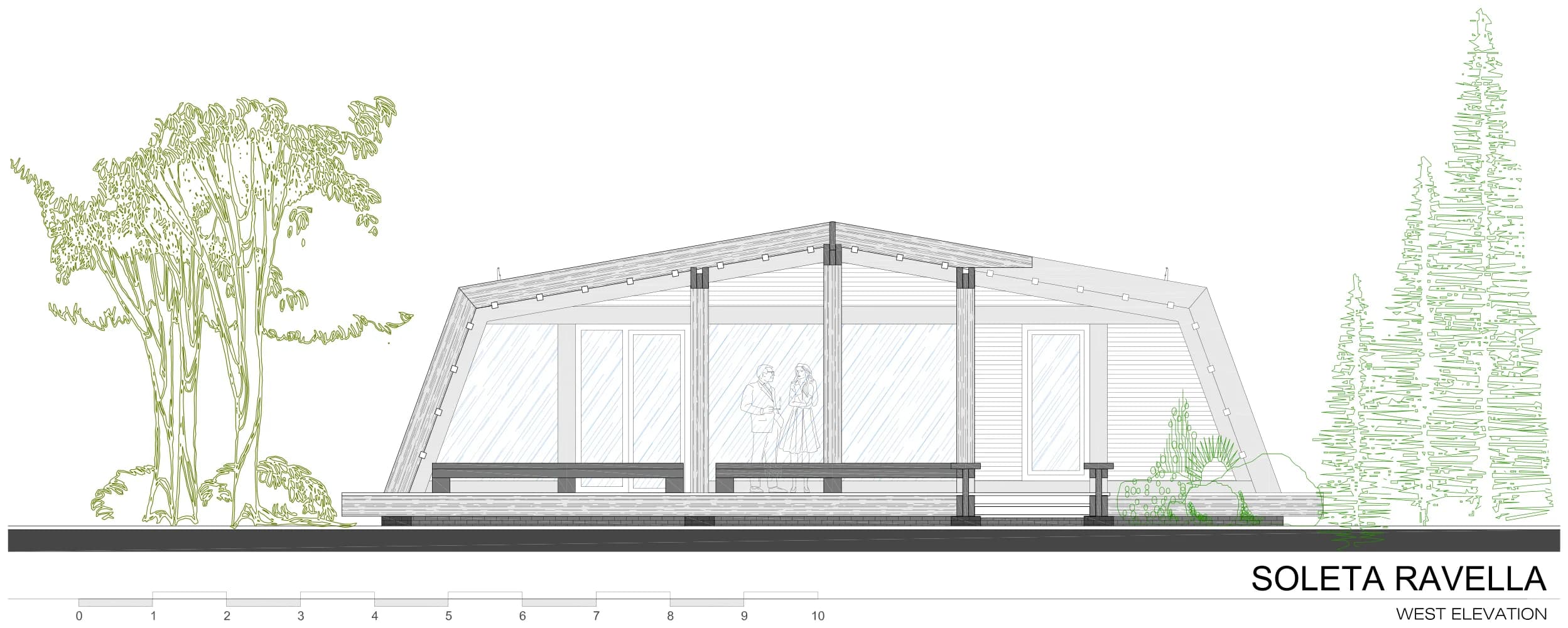 Soleta Ravella west elevation