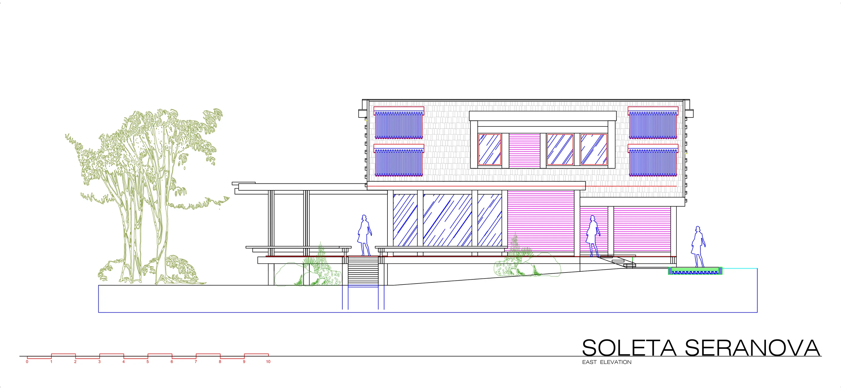Soleta Seranova east elevation