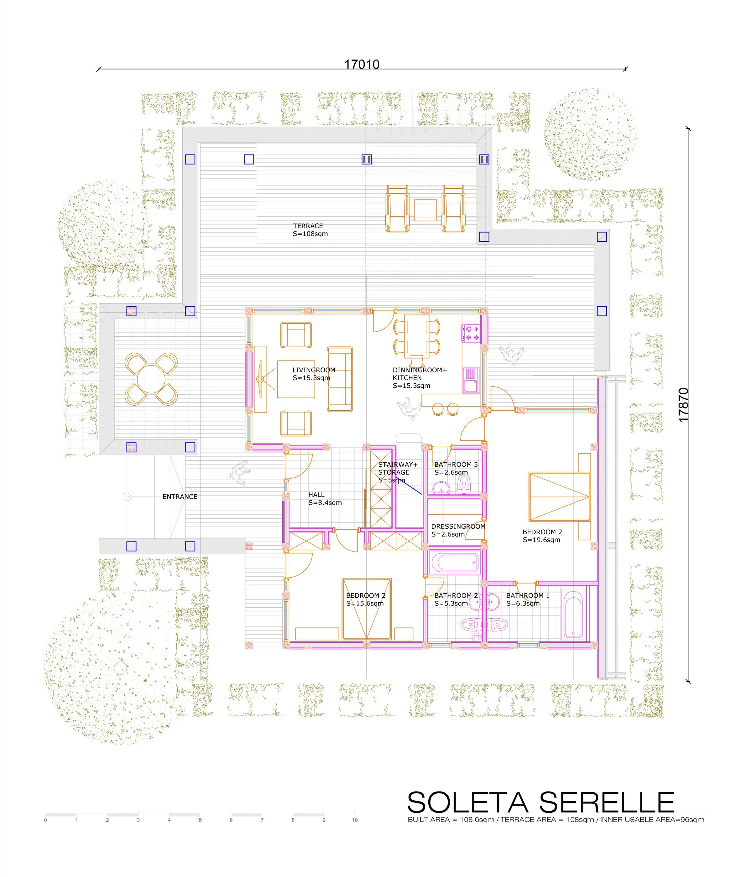 Soleta Serelle ground floor plan