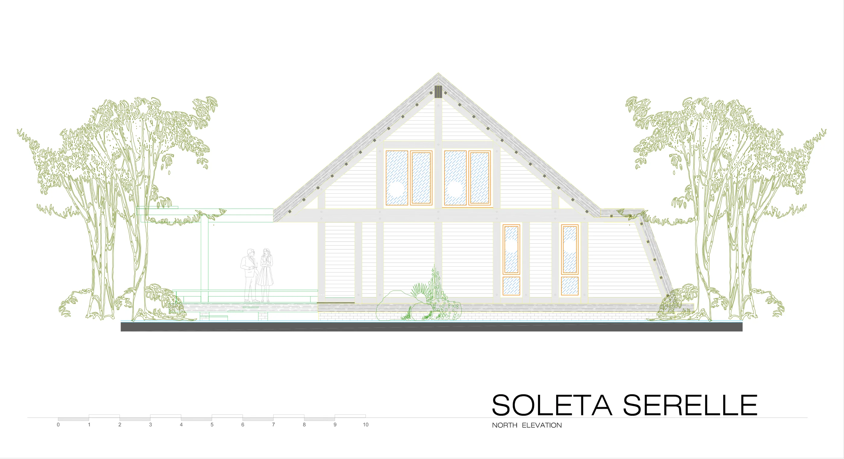 Soleta Serelle north elevation