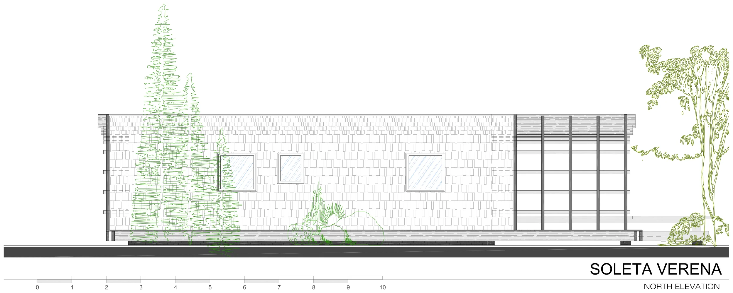 Soleta Verena north elevation