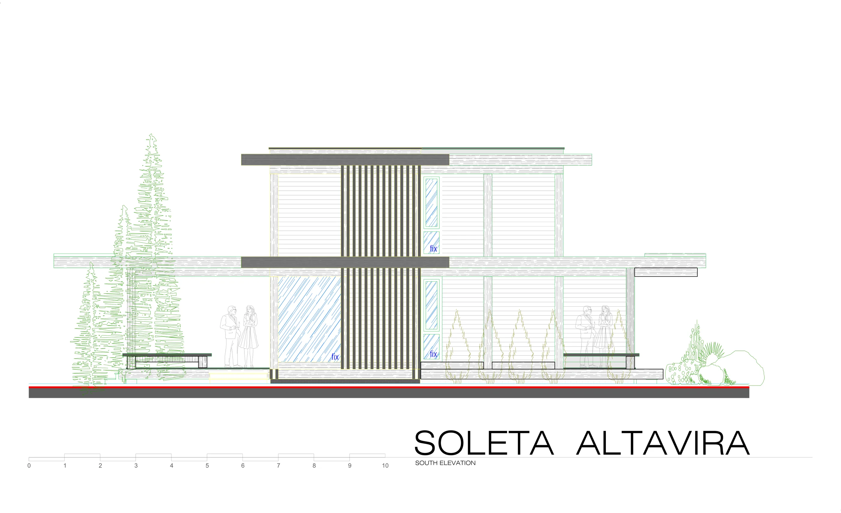 Soleta Altavira south elevation