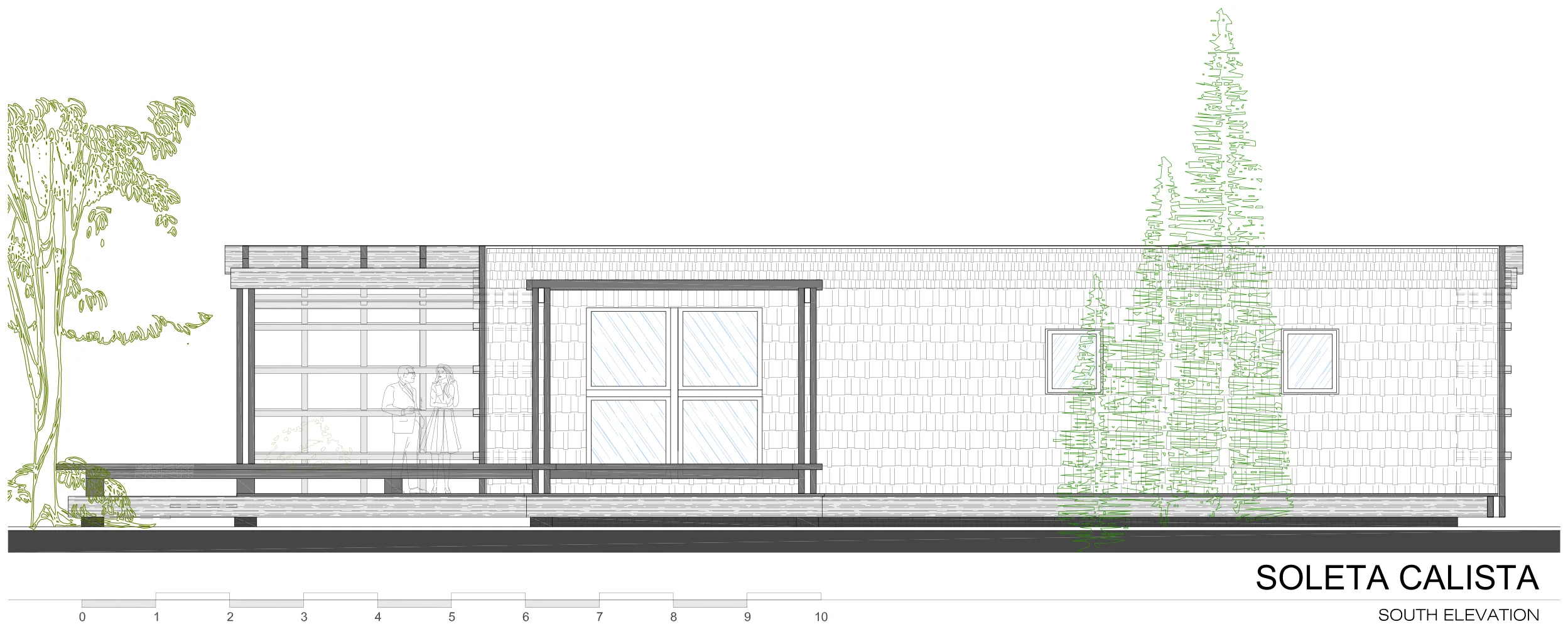 Soleta Calista south elevation