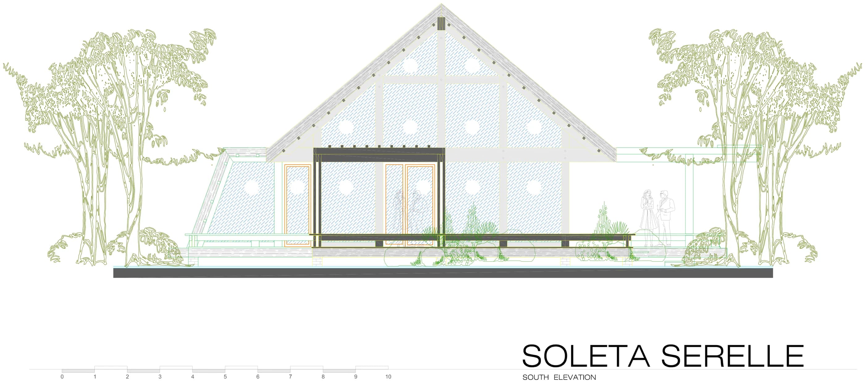 Soleta Serelle south elevation