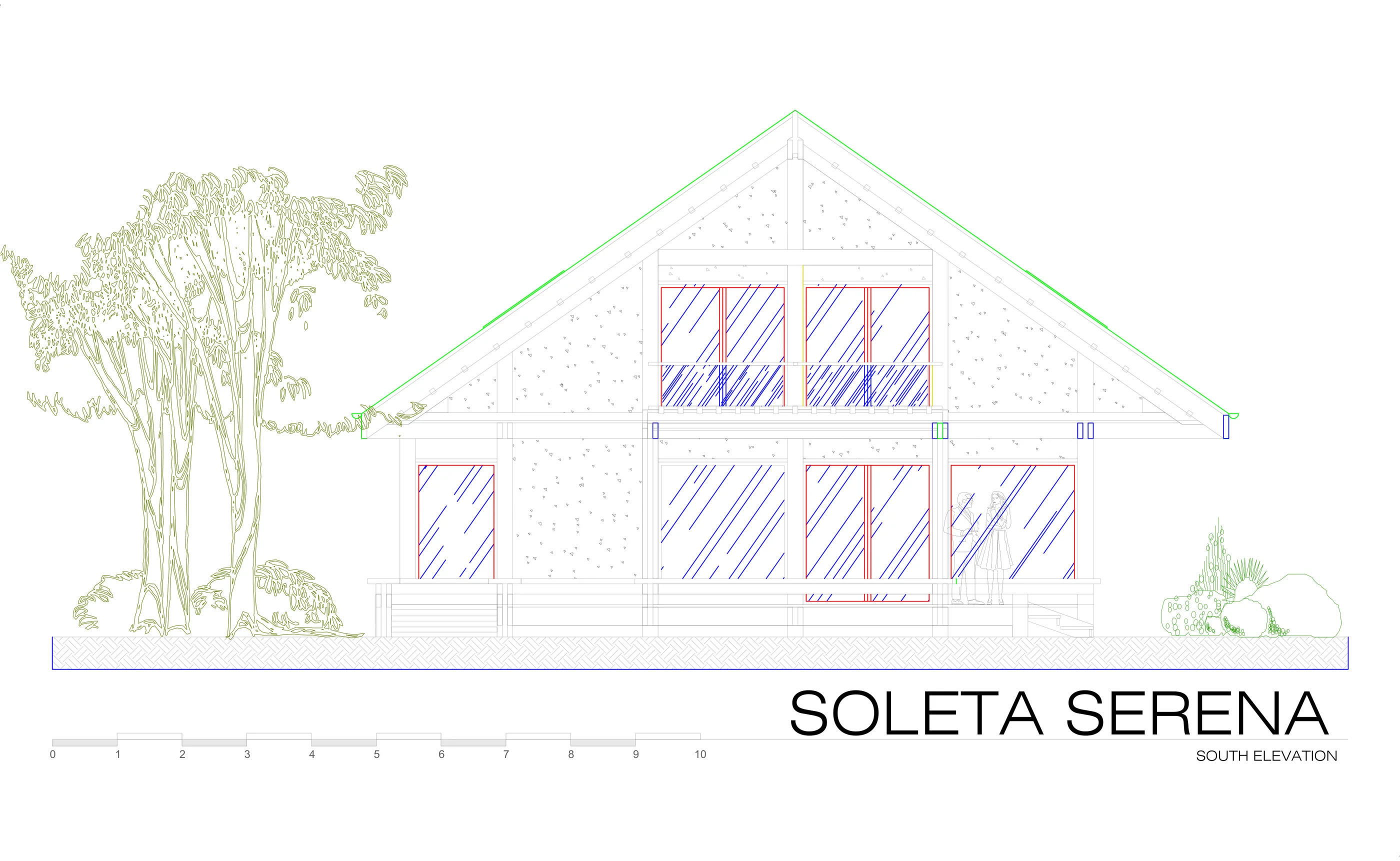 Soleta Serena south elevation