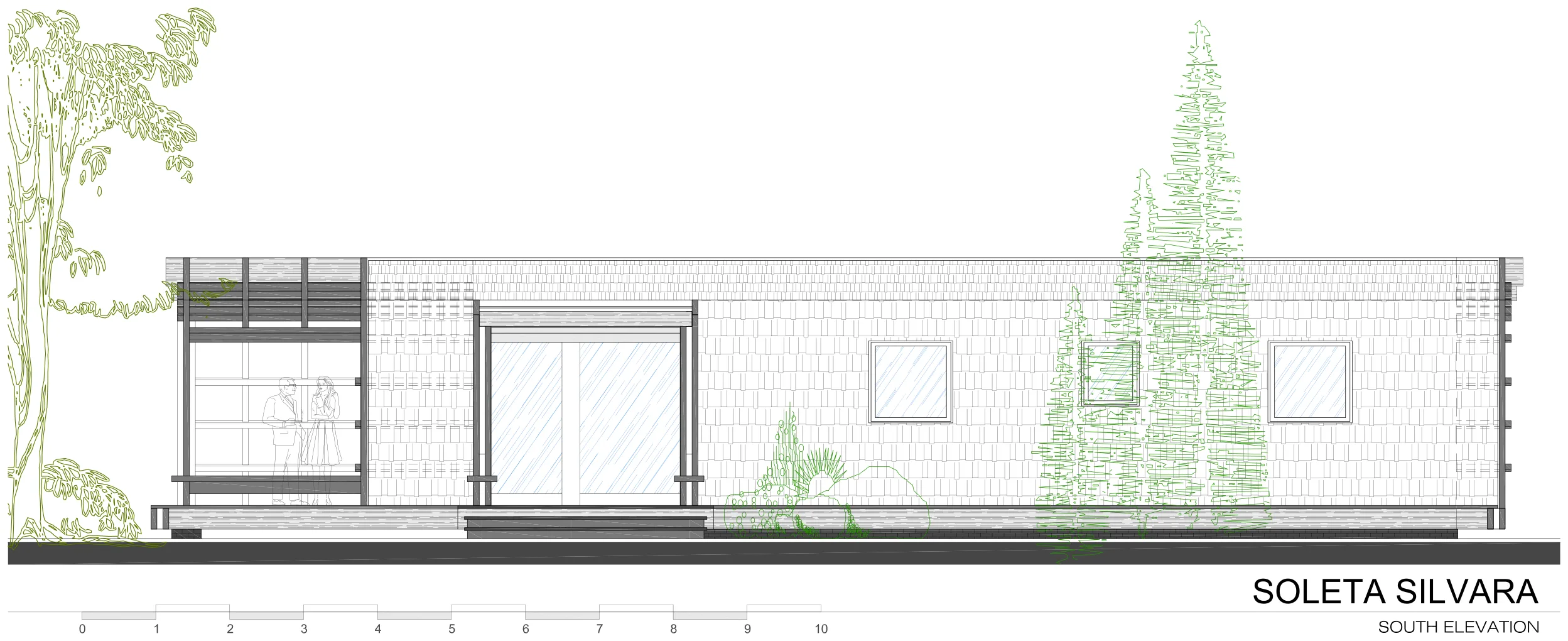 Soleta Silvara south elevation