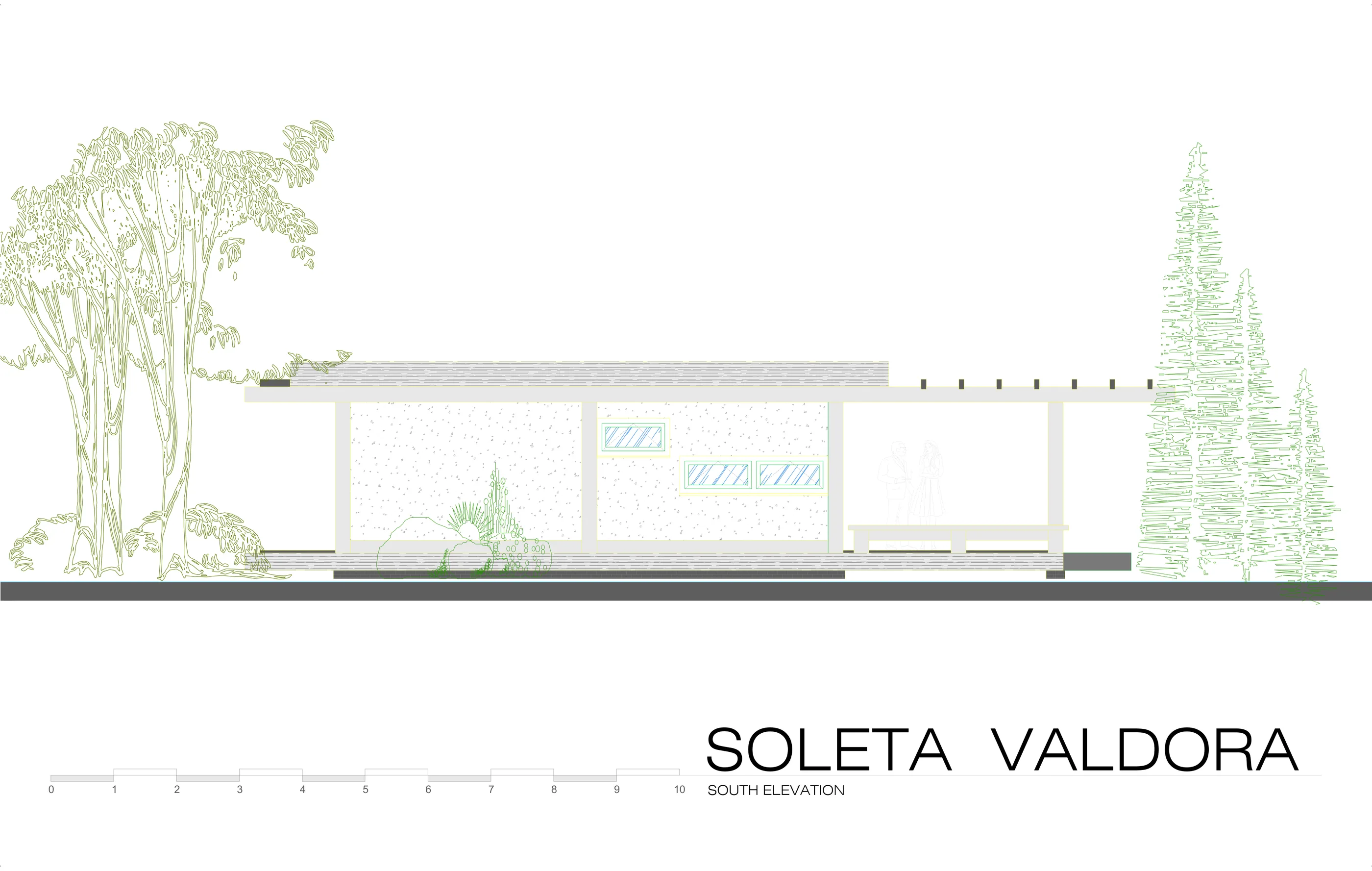Soleta Valdora south elevation