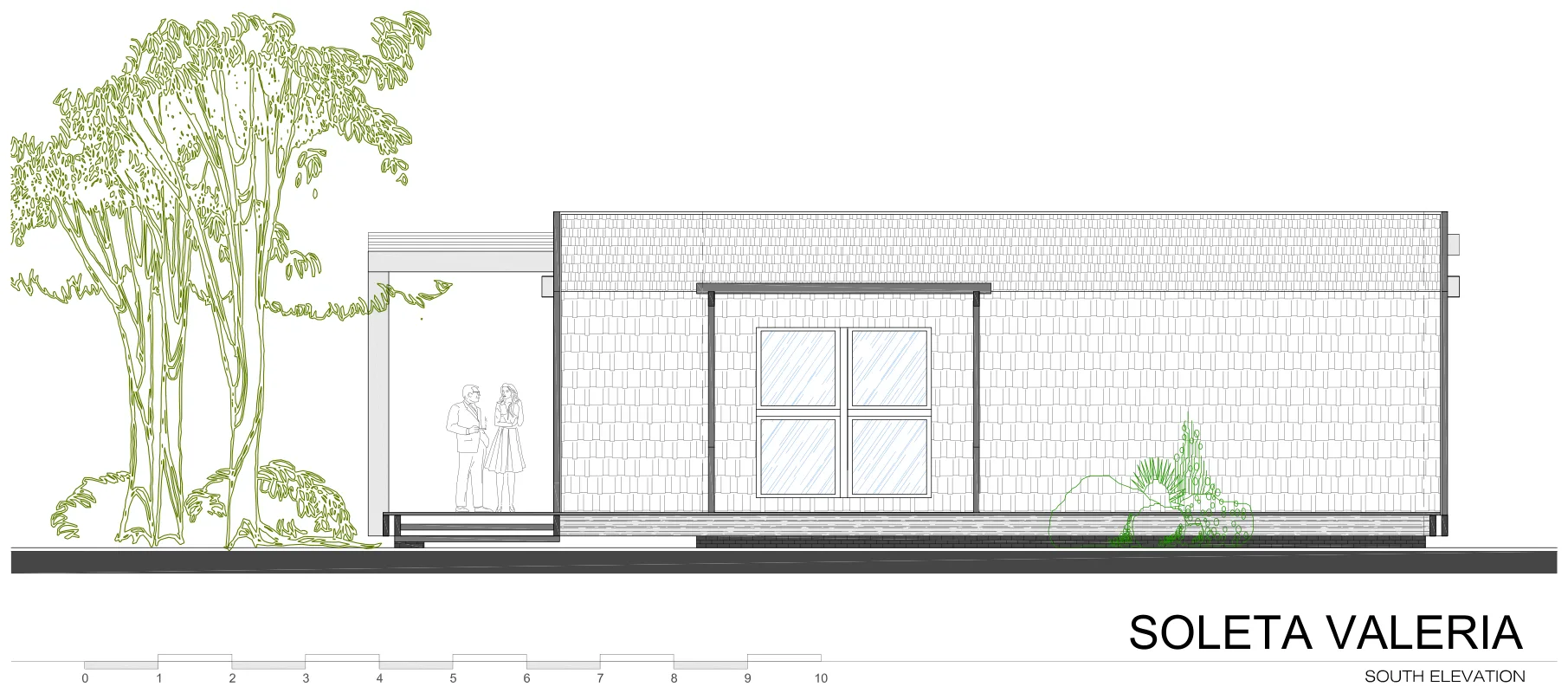 Soleta Valeria south elevation